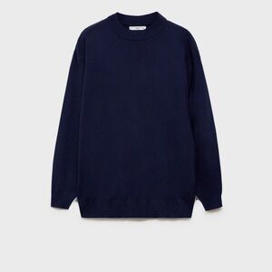 MANGO Round Neck Knitted Sweater